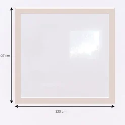 GoodHome Fenêtre fixe double vitrage en aluminium blanc l.123 x H.107 cm- Fenêtre Aluminium