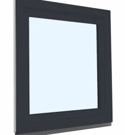 Fral Fermetures Fenêtre Pvc<Fenêtre oscillo-battante PVC anthracite L 650mm x H 750mm ouvrant gauche