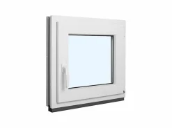 Fral Fermetures Fenêtre oscillo-battante PVC blanc L 650mm x H 750mm ouvrant droit- Fenêtre Pvc