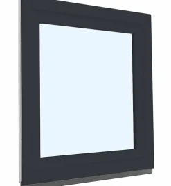 Fral Fermetures Fenêtre Pvc<Fenêtre oscillo-battante PVC anthracite L 650mm x H 750mm ouvrant droit