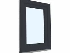 Fral Fermetures Fenêtre Pvc<Fenêtre oscillo-battante PVC anthracite et blanc L 800mm x H 1350mm ouvrant droit