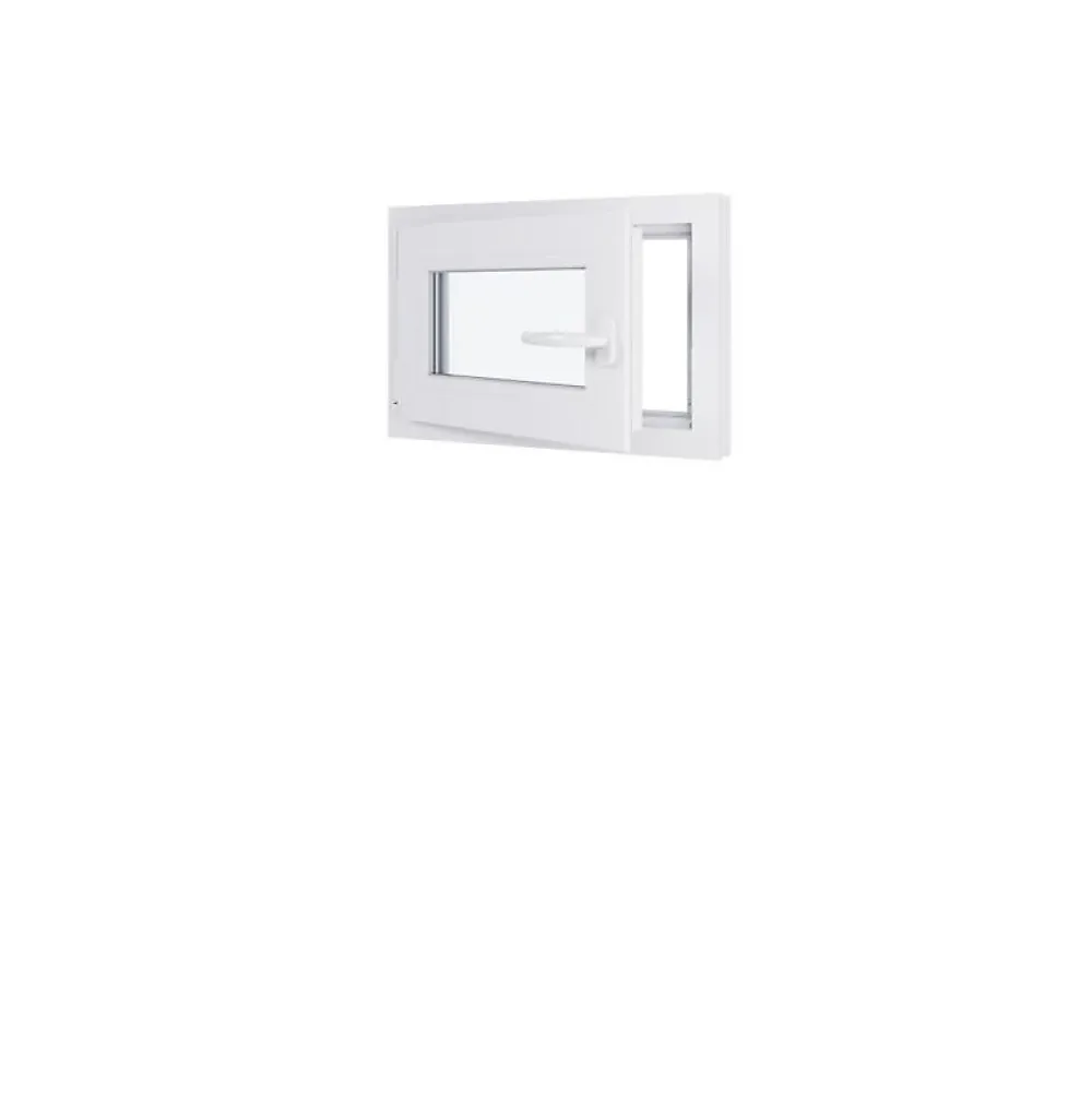 Hexa’Fen Fenêtre Pvc<Fenêtre PVC - LxH 600x400 mm -Triple Vitrage - Blanc -poignée à droite