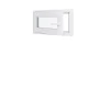 Hexa’Fen Fenêtre Pvc<Fenêtre PVC - LxH 700x400 mm -Triple Vitrage - Blanc -poignée à droite