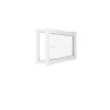 Hexa’Fen Fenêtre Pvc<Fenêtre PVC - LxH 1000x800 mm -Triple Vitrage - Blanc -poignée à gauche
