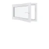 Hexa’Fen Fenêtre PVC - LxH 1100x600 mm -Triple Vitrage - Blanc -poignée à droite- Fenêtre Pvc