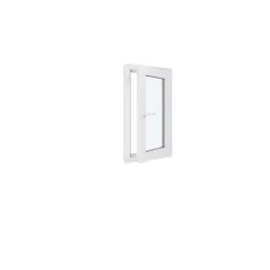 Hexa’Fen Fenêtre Pvc<Fenêtre PVC - LxH 500x900 mm -Triple Vitrage - Blanc -poignée à gauche