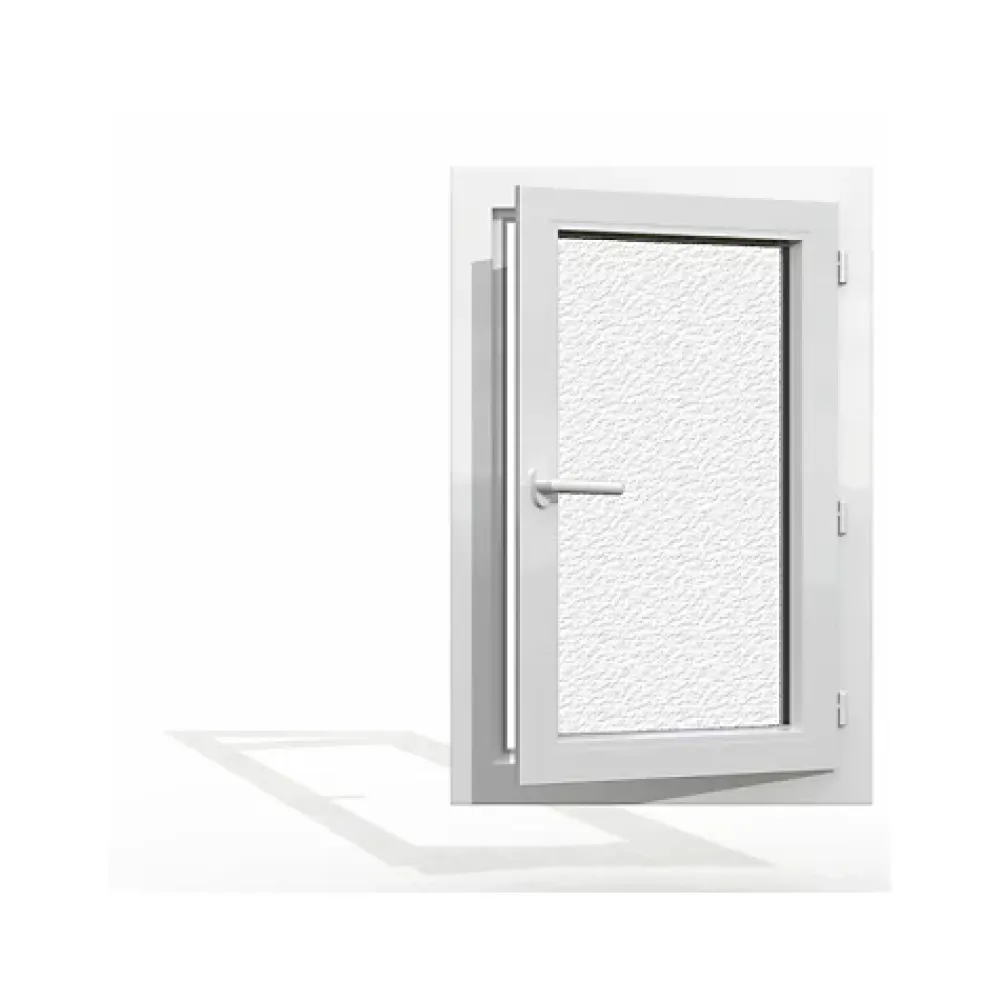 Gefradis Fenêtre Pvc<Fenêtre PVC 1 vantail H 60 x L 40 cm OF verre brouillé pour pose en neuf - tirant droit