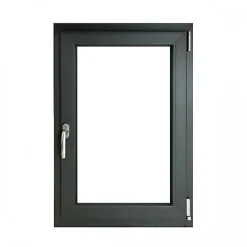 Gefradis Fenêtre Pvc<Fenêtre PVC 1 vantail H 47 x L 47 cm OB anthracite pour pose en neuf - tirant droit