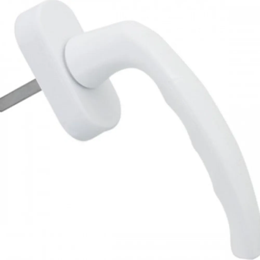 Gefradis Fenêtre PVC 1 vantail H 105 x L 80 cm OF pour pose en neuf avec poignée - tirant gauche- Fenêtre Pvc