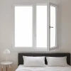 Gefradis Fenêtre PVC 2 vantaux H 155 x L 150 cm OF pour pose en neuf avec poignée- Fenêtre Pvc