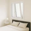 Gefradis Fenêtre Pvc<Fenêtre PVC 2 vantaux H 105 x L 100 cm OB pour pose en neuf avec poignée