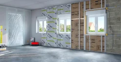 GoodHome Fenêtre PVC 2 vantaux oscillo-battant + volet roulant électrique blanc - l.100 x h.95 cm- Fenêtre Pvc