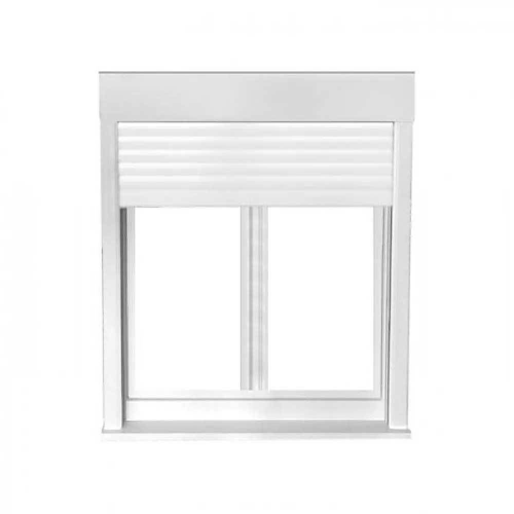 Gefradis Fenêtre Pvc<Fenêtre PVC 2 vantaux oscillo-battant avec volet roulant électrique H 155 x L 120 cm pour pose en neuf