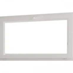 Gefradis Fenêtre Pvc<Fenêtre PVC abattant 1 vantail blanc H 45 x L 60 cm avec poignée pour pose en neuf