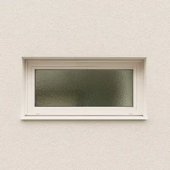 Gefradis Fenêtre Pvc<Fenêtre PVC abattant 1 vantail anthracite H 60 x L 90 cm verre brouillé + poignée pour pose en neuf