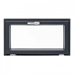 Gefradis Fenêtre Pvc<Fenêtre PVC abattant 1 vantail anthracite H 45 x L 60 cm avec poignée pour pose en neuf