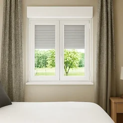 Gefradis Fenêtre Pvc<Fenêtre PVC avec volet roulant électrique H 115 x L 90 cm 2 vantaux pour pose en neuf