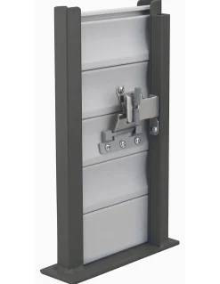 Thirard Volet Battant<Ferme volet roulant, anti-soulèvement, inox, 67x71mm, 2 pièces -