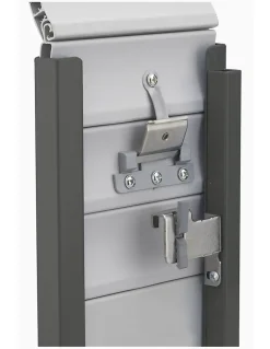 Thirard Volet Battant<Ferme volet roulant, anti-soulèvement, inox, 67x71mm, 2 pièces -