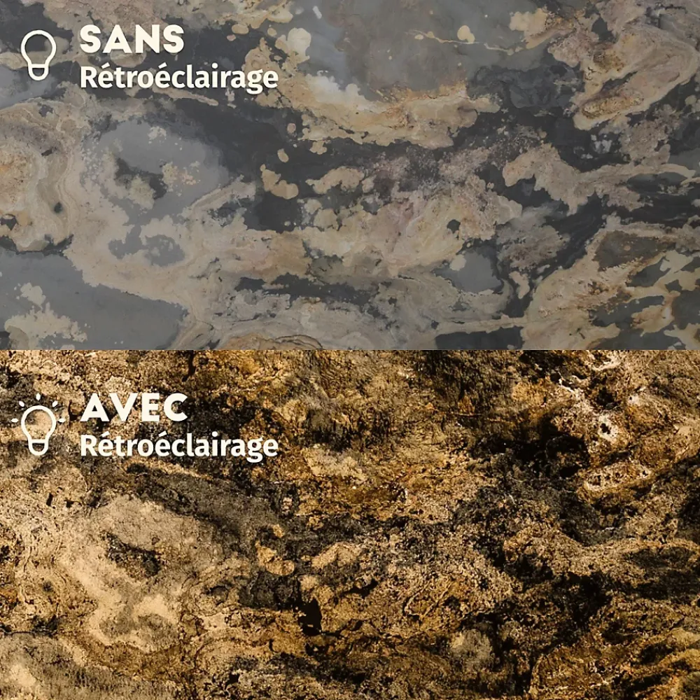 Ro'Ma Nature Feuille de Pierre naturelle Catarina 260x120 (à l'unité - 3,12 m²) -- Plaquette De Parement|Plaquette De Parement