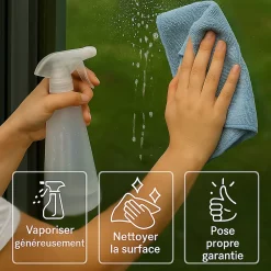 Ambiance Sticker Film adhésif miroir privatif pour fenêtre au mètre - Anti-Regard Anti-UV Anti-Chaleur - 90cmx20m- Film Occultant Pour Vitrage