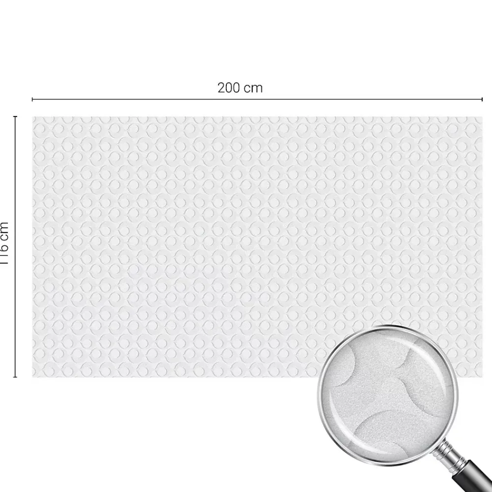 Wallfluent Film décoratif pour vitre 200x116 cm décoratif vitrail Formes Géométriques 1 rol.- Film Occultant Pour Vitrage