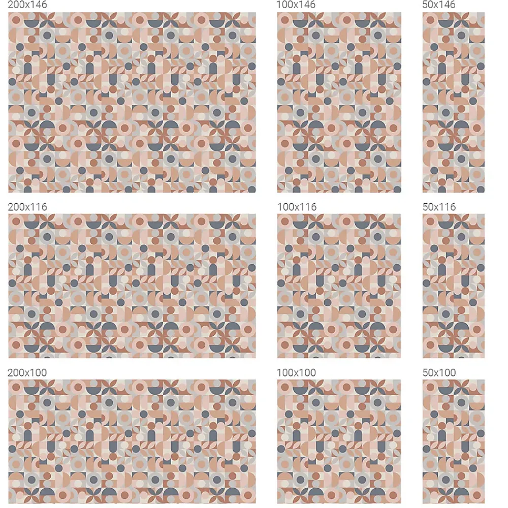 Wallfluent Film Occultant Pour Vitrage<Film décoratif pour vitre 200x116 cm de protection d'intimité Mosaïque Abstraite 1 rol.