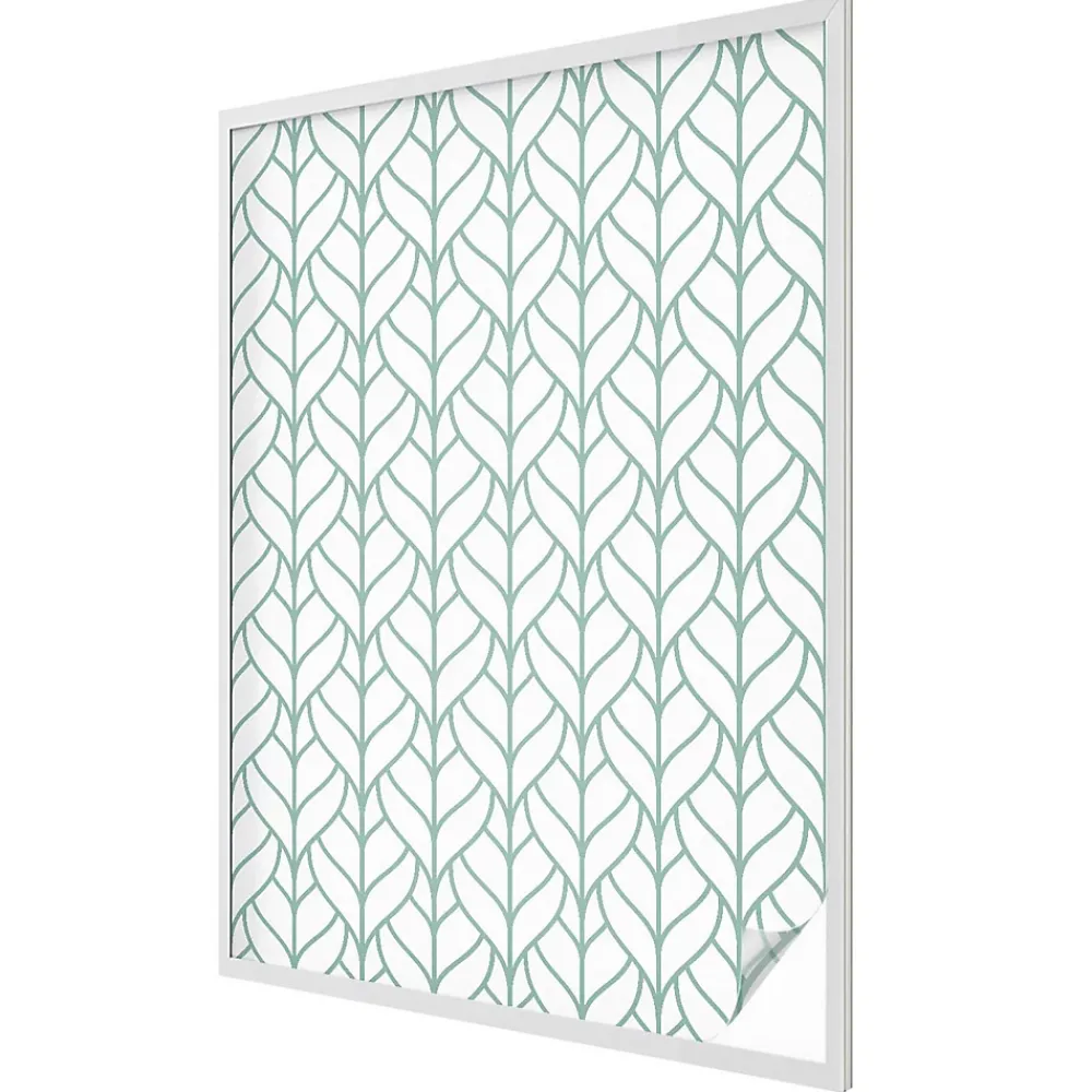 Wallfluent Film décoratif pour vitre 100x146 cm Protège efficacement l'intimité Symétrie Des Plantes 1 rol.- Film Occultant Pour Vitrage