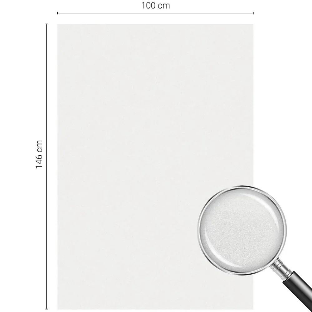 Wallfluent Film Occultant Pour Vitrage<Film décoratif pour vitre 100x146 cm d'Intimité pour Fenêtre Rayures Blanc Délicat 1 rol.