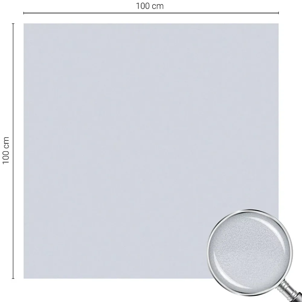 Wallfluent Film décoratif pour vitre 100x100 cm Protège efficacement l'intimité Couleur Unie 1 rol.- Film Occultant Pour Vitrage