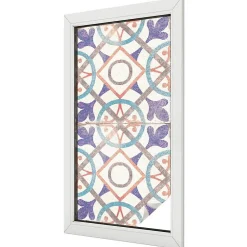 Wallfluent Film décoratif pour vitre 50x100 cm de protection d'intimité Mosaïques Colorées 1 rol.- Film Occultant Pour Vitrage
