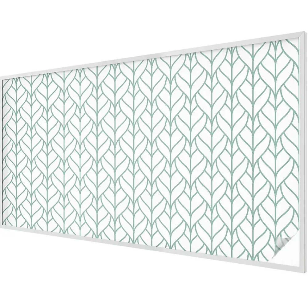Wallfluent Film Occultant Pour Vitrage<Film décoratif pour vitre 200x116 cm Protège efficacement l'intimité Symétrie Des Plantes 1 rol.