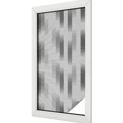 Wallfluent Film décoratif pour vitre 50x100 cm décoratif vitrail Grille Graphique 1 rol.- Film Occultant Pour Vitrage