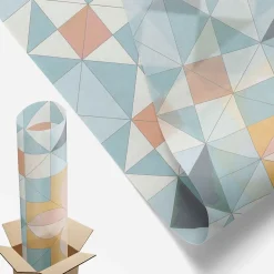 Wallfluent Film Occultant Pour Vitrage<Film décoratif pour vitre 100x100 cm d'Intimité pour Fenêtre Rayures Géométrie Colorée 1 rol.