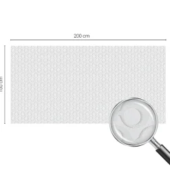 Wallfluent Film décoratif pour vitre 200x100 cm décoratif vitrail Formes Géométriques 1 rol.- Film Occultant Pour Vitrage