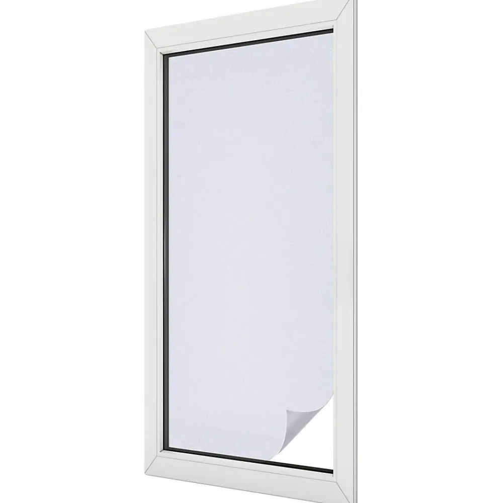 Wallfluent Film décoratif pour vitre 50x116 cm Protège efficacement l'intimité Couleur Unie 1 rol.- Film Occultant Pour Vitrage