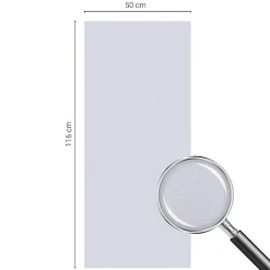 Wallfluent Film décoratif pour vitre 50x116 cm Protège efficacement l'intimité Couleur Unie 1 rol.- Film Occultant Pour Vitrage