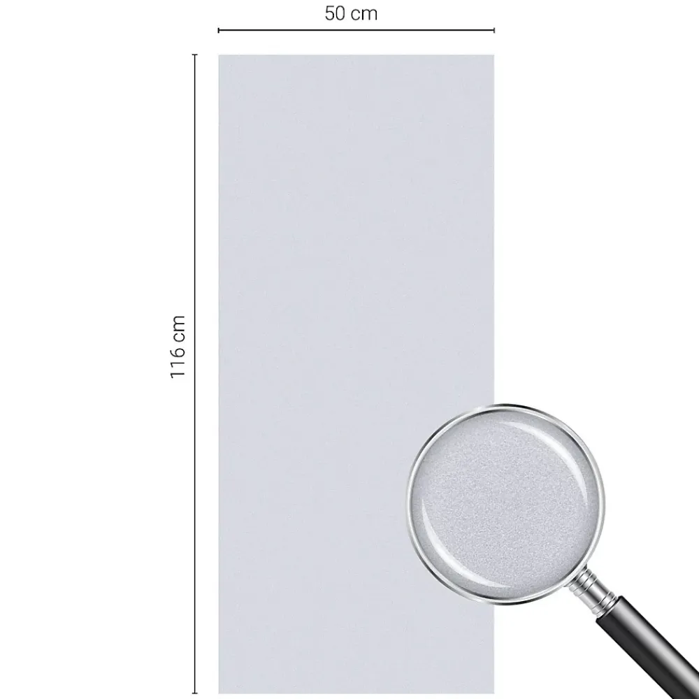 Wallfluent Film décoratif pour vitre 50x116 cm Protège efficacement l'intimité Couleur Unie 1 rol.- Film Occultant Pour Vitrage