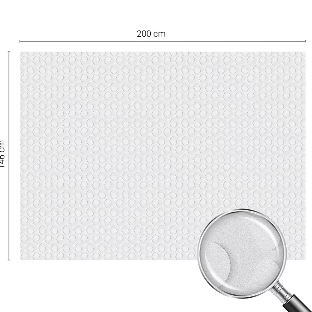 Wallfluent Film Occultant Pour Vitrage<Film décoratif pour vitre 200x146 cm décoratif vitrail Formes Géométriques 1 rol.