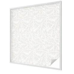 Wallfluent Film Ddépoli Autoadhésif 100x100 cm de protection d'intimité Élégance Feuillue 1 rol.- Film Occultant Pour Vitrage