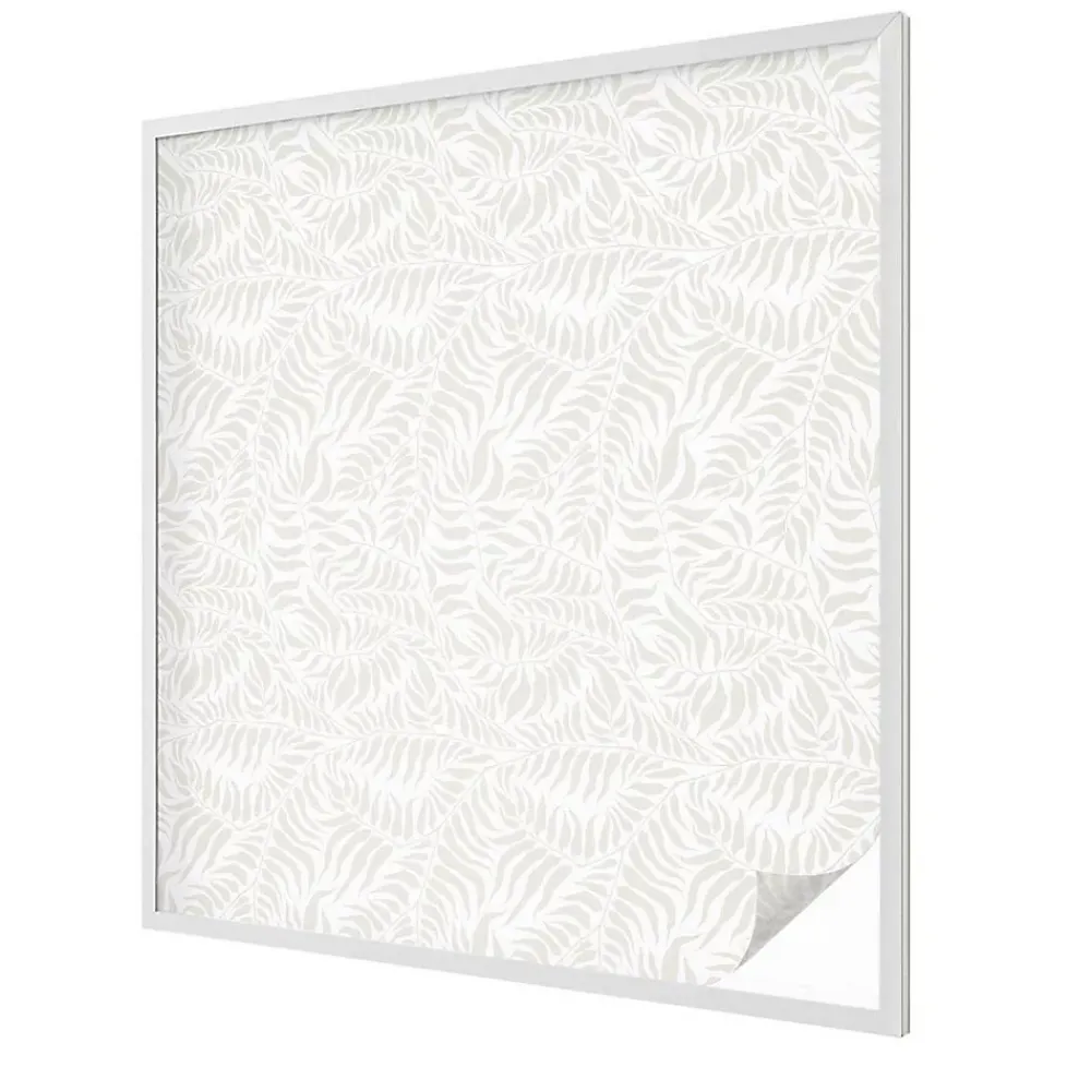 Wallfluent Film Ddépoli Autoadhésif 100x100 cm de protection d'intimité Élégance Feuillue 1 rol.- Film Occultant Pour Vitrage