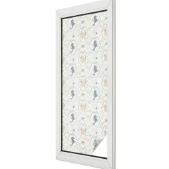 Wallfluent Film Ddépoli Autoadhésif 50x146 cm Protège efficacement l'intimité Hippocampes 1 rol.- Film Occultant Pour Vitrage