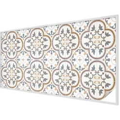 Wallfluent Film Ddépoli Autoadhésif 200x100 cm d'Intimité pour Fenêtre Rayures Ornements Carrelés 1 rol.- Film Occultant Pour Vitrage