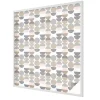 Wallfluent Film Ddépoli Autoadhésif 100x116 cm d'Intimité pour Fenêtre Rayures Motifs Géométriques 1 rol.- Film Occultant Pour Vitrage