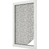 Wallfluent Film dépoli blanc adhésif 50x100 cm décoratif vitrail Feuilles Fleurs 1 rol.- Film Occultant Pour Vitrage