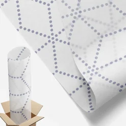 Wallfluent Film Occultant Pour Vitrage<Film dépoli blanc adhésif 50x116 cm d'Intimité pour Fenêtre Rayures Losanges Violets 1 rol.