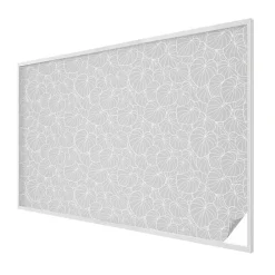 Wallfluent Film dépoli blanc adhésif 200x146 cm décoratif vitrail Élégance Feuillue 1 rol.- Film Occultant Pour Vitrage
