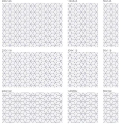 Wallfluent Film Occultant Pour Vitrage<Film dépoli blanc adhésif 200x146 cm d'Intimité pour Fenêtre Rayures Losanges Violets 1 rol.