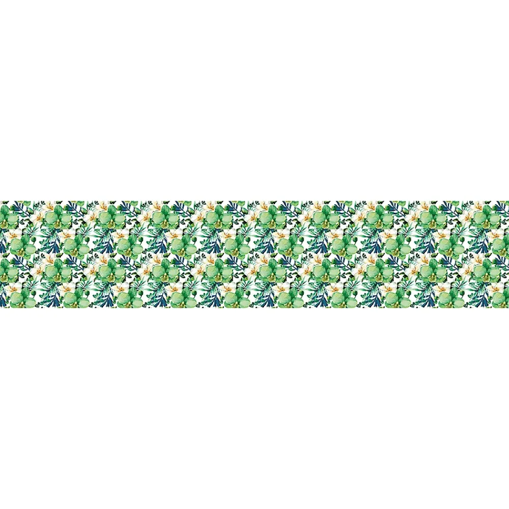 Ambiance Sticker Film Occultant Pour Vitrage<Film Fenêtre Anti Regard Occultant - ORCHIDÉE VERTE XL - Stickers pour Vitres & Porte de Douche - 40X200cm