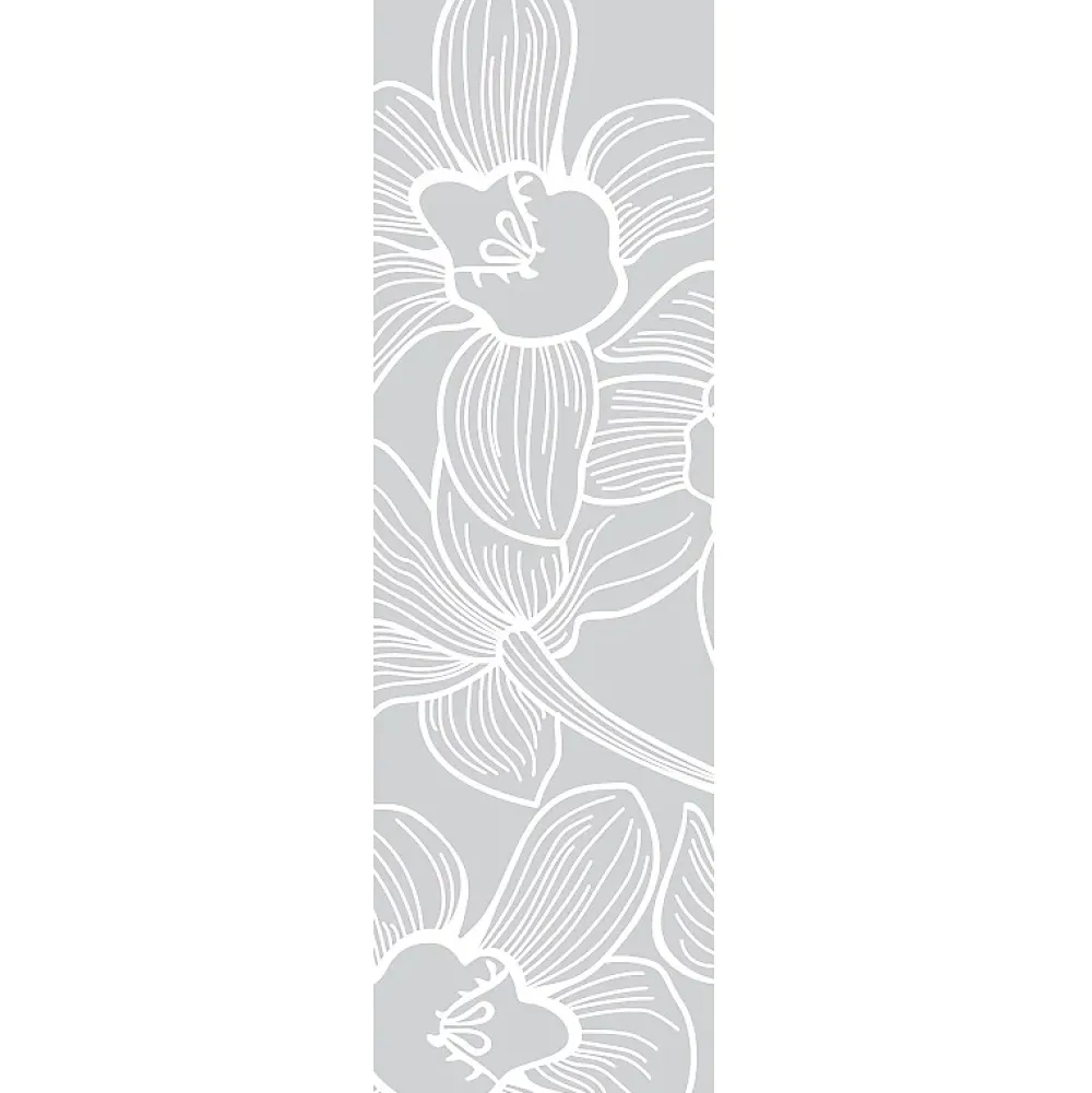Ambiance Sticker Film Occultant Pour Vitrage<Film Fenêtre Anti Regard Occultant - FLEUR D'ORCHIDÉE 1 - Stickers Autocollant Brise-Vue pour Vitre & Porte de Douche - 55x185cm